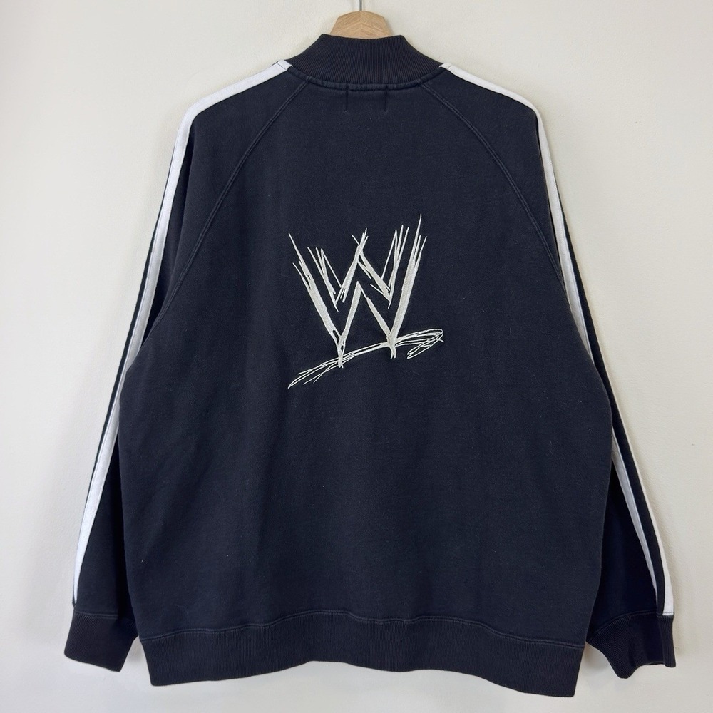 Vintage Roots Canada WWE Wrestling Employee Black Zip Up Sweatshirt - XL
